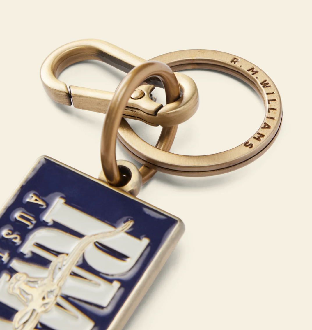 RM Williams Heritage Logo Enamel Keyring