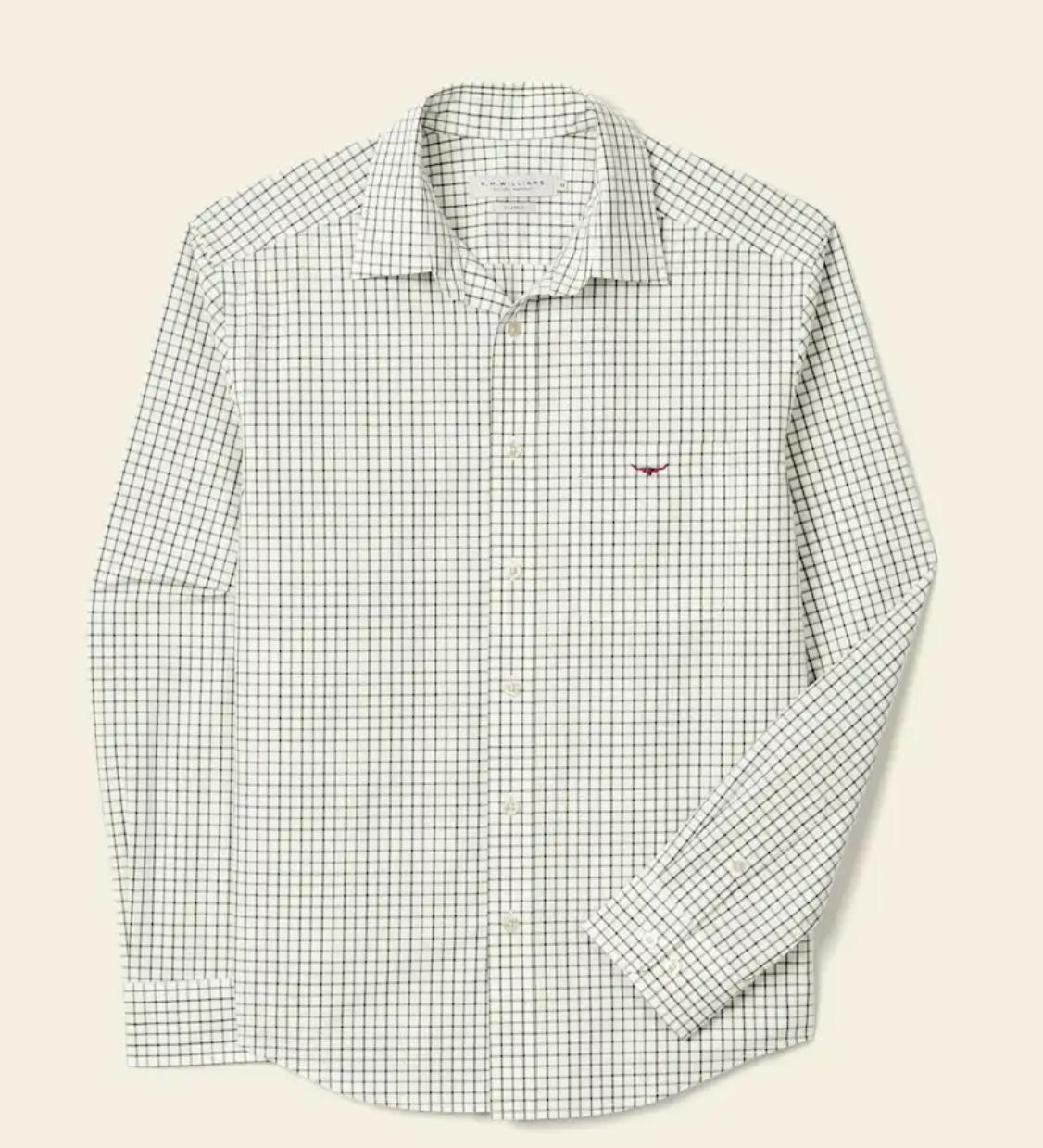 RM Williams Newland Poplin Check Shirt