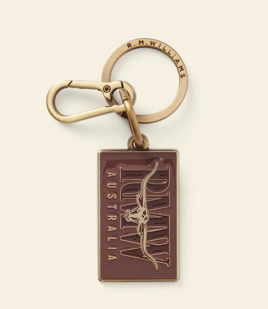 RM Williams Heritage Logo Enamel Keyring