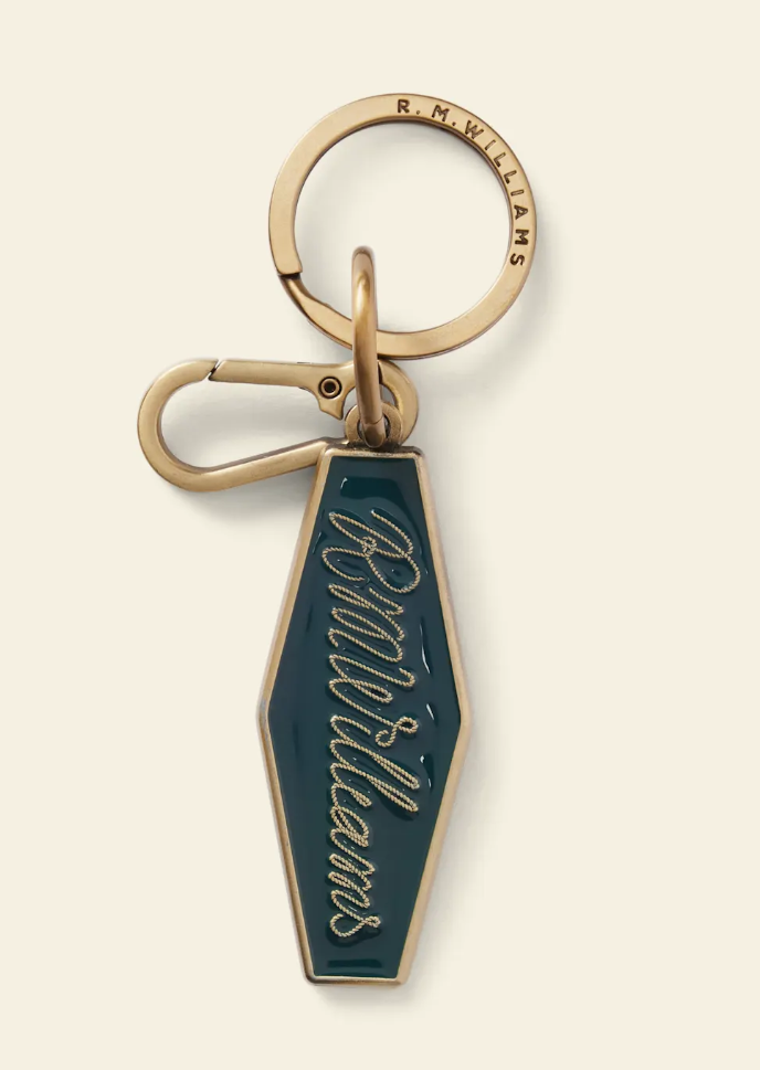 RM Williams Rope Logo Enamel Keyring