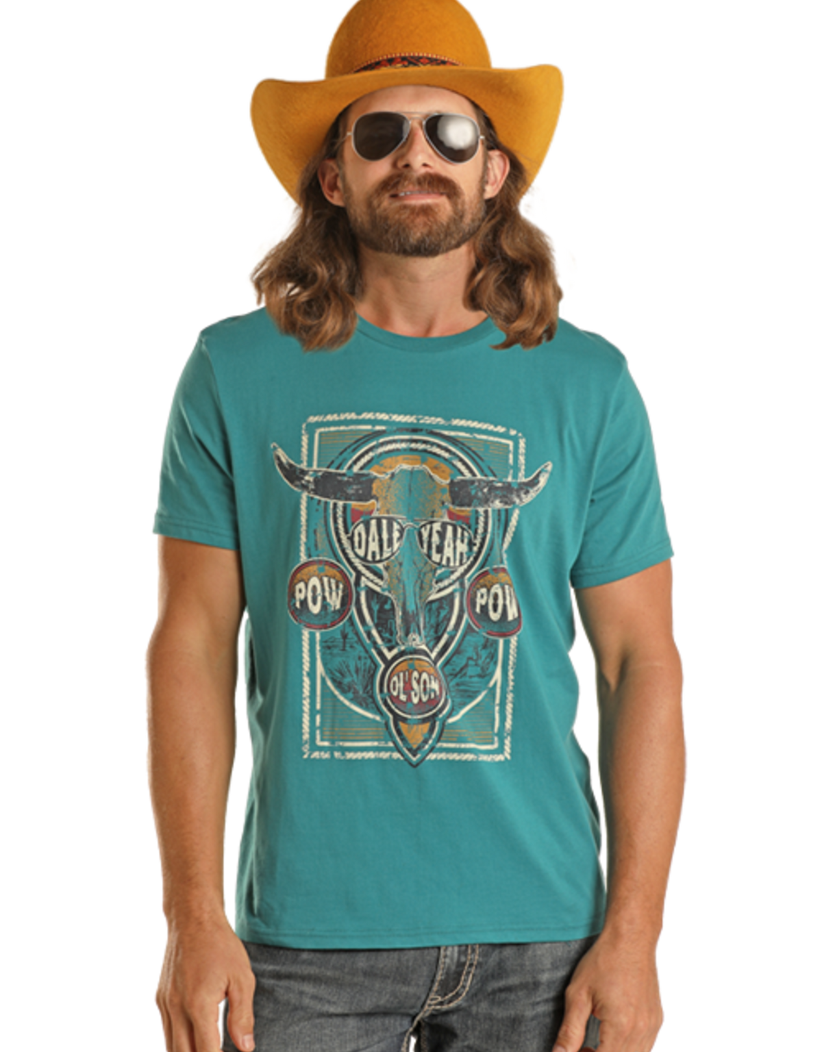 Rock and Roll Denim Dale Brisby Unisex Graphic Tee - Christmas Sale'