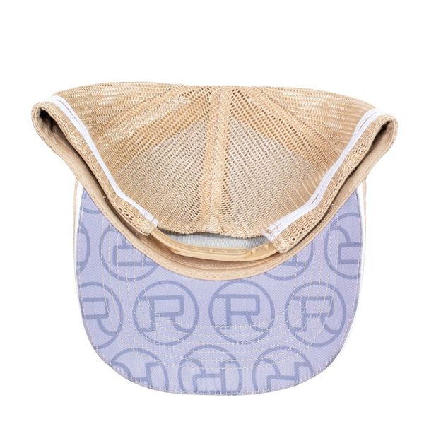 Roper Trucker Cap Mini Plaid Fawn/Stone