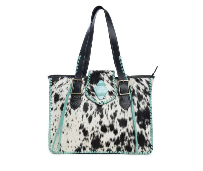 Vinita Canyon Leather and Hairon Bag