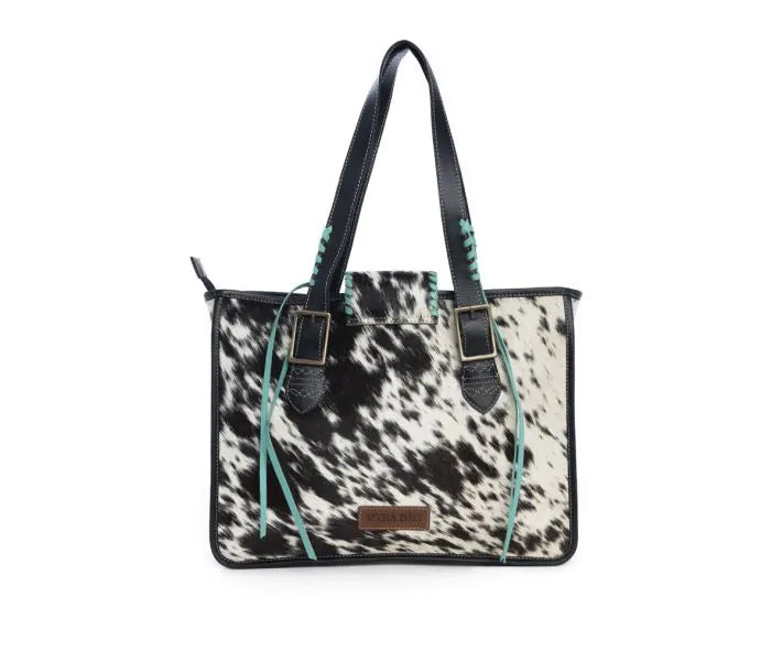 Vinita Canyon Leather and Hairon Bag