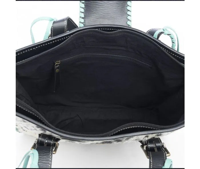 Vinita Canyon Leather and Hairon Bag