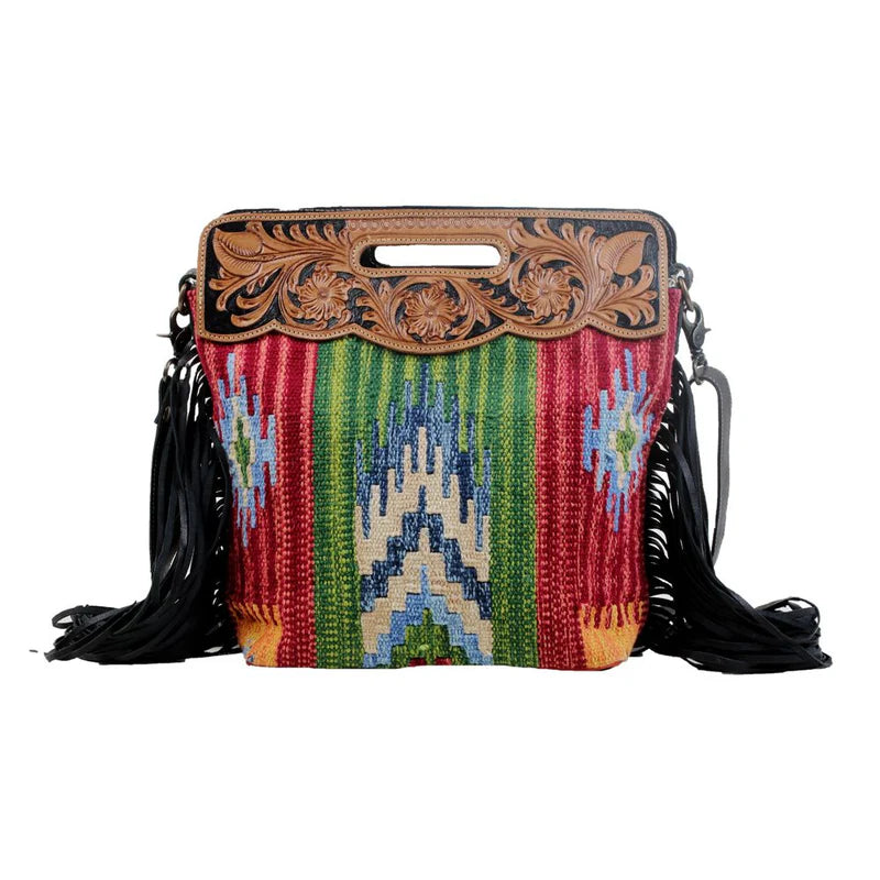 Myra Jardin Hand Tooled Bag