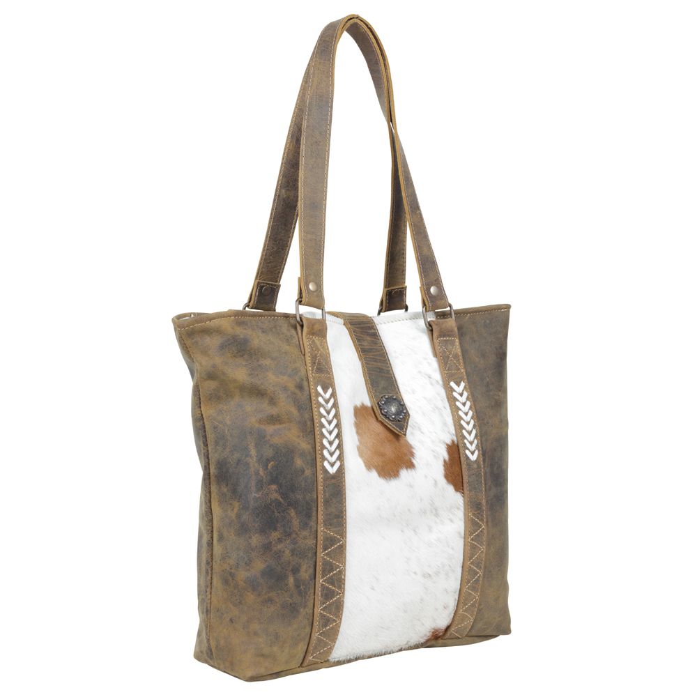 Sand Dunes Leather and Hairon Bag