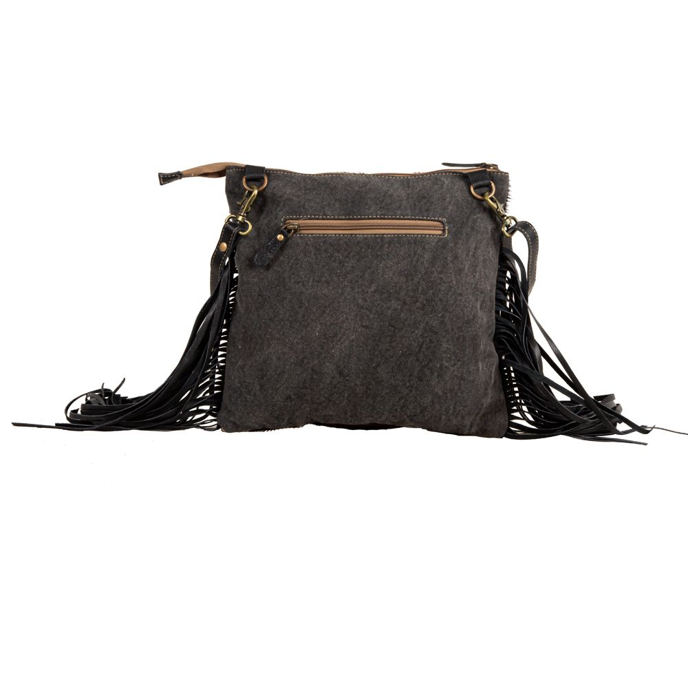 Tumbleweed Trail Fringed Hand Tooled Bag