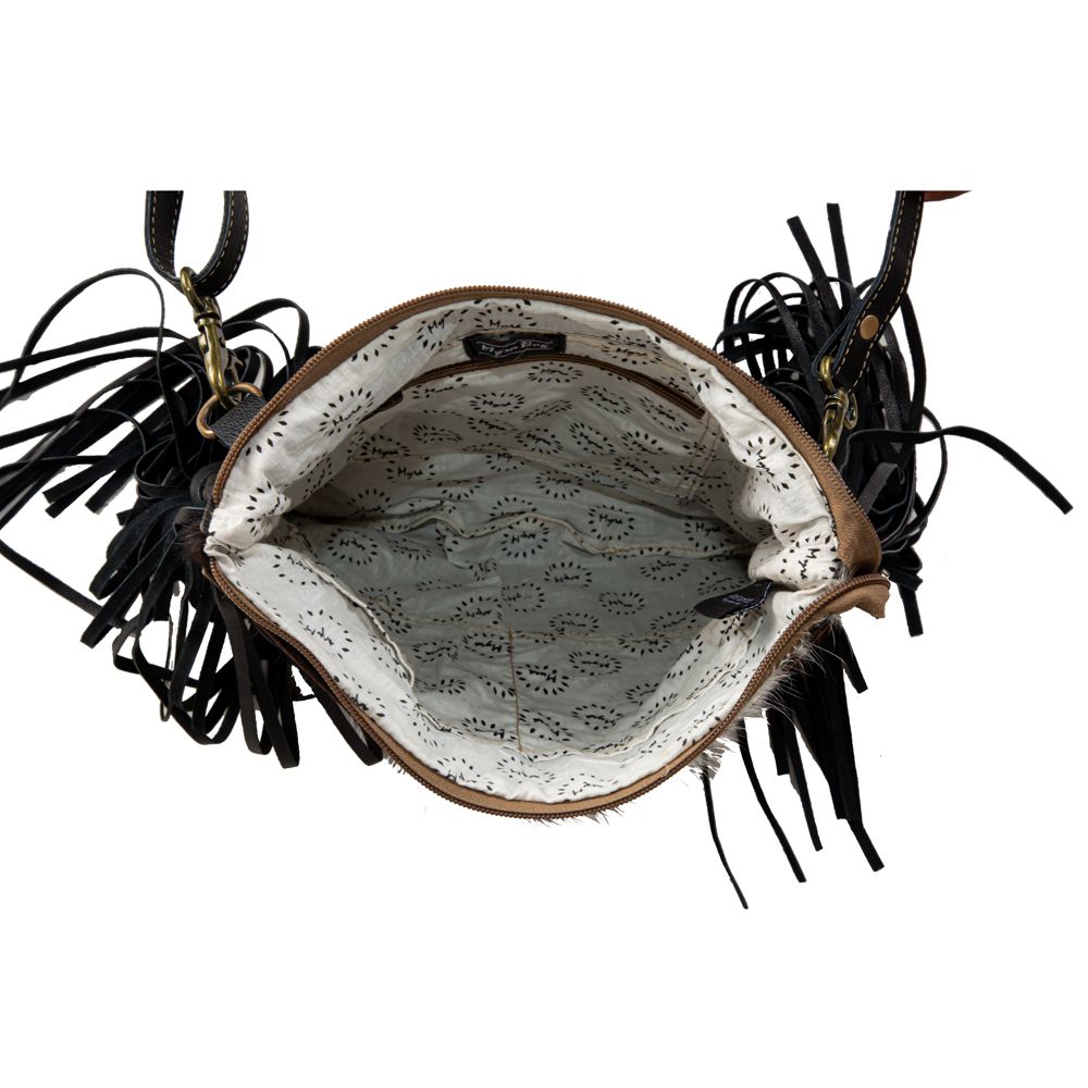 Tumbleweed Trail Fringed Hand Tooled Bag