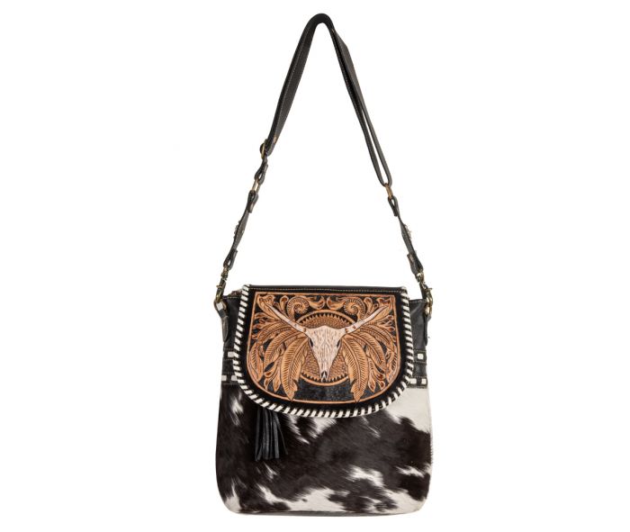Spirit of the Herd Hand Tooled Bag