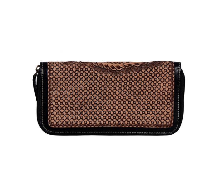 Spirit of the Herd Hand Tooled Wallet