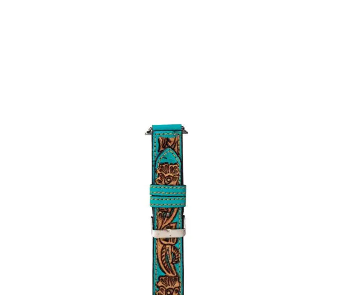 Open Sky Hand Tooled Leather Watchband 38mm/40mm