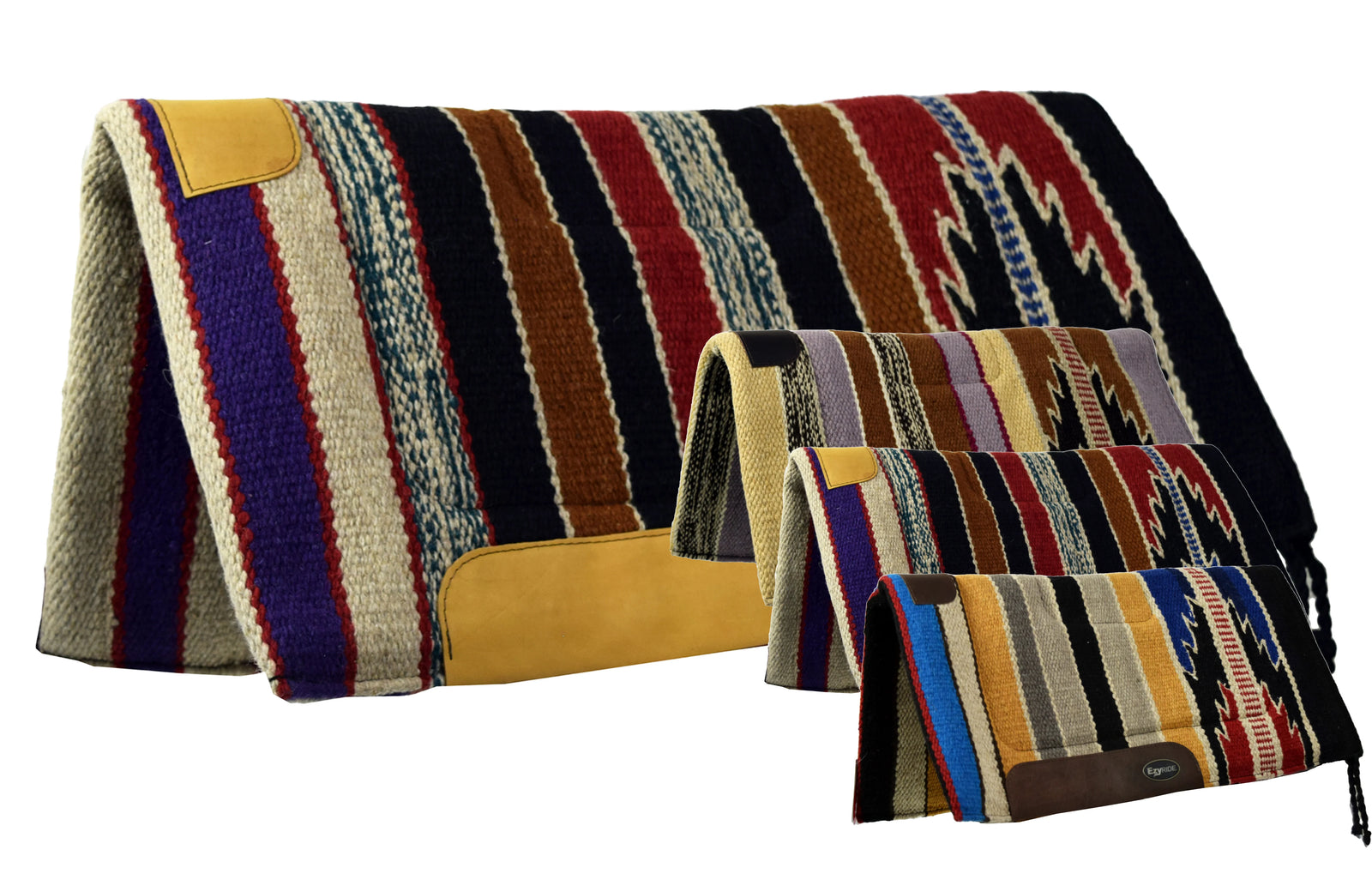 Ezy Ride Wool Multi Weave Sandwich Pad 32in x 32in Assorted Colours