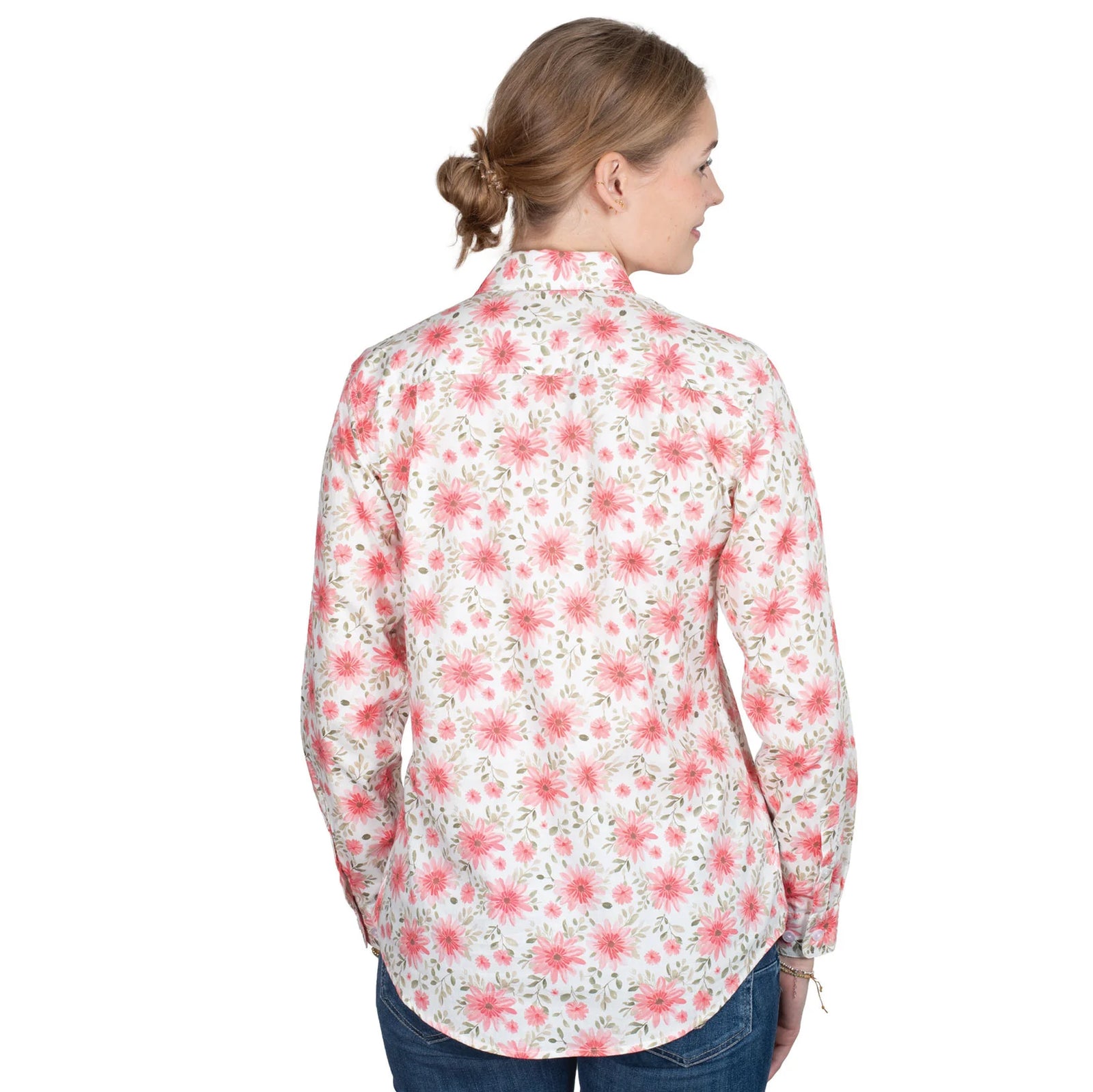 Just Country Wmns Georgie Half Button | Country Clothing - Ladies Shirt | Saddleworld Ipswich