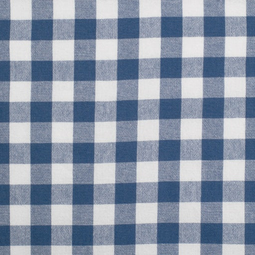 Just Country Wmns Abbey Full Button Print Workshirt True Blue and White Large Check