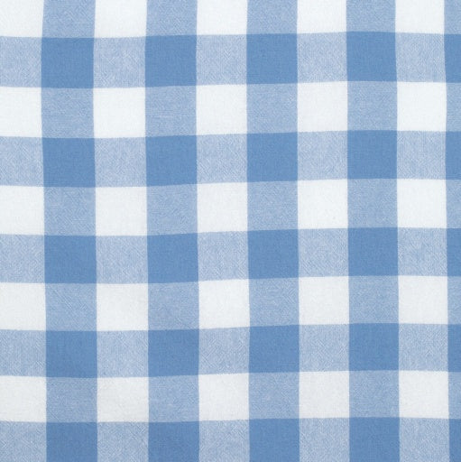 Just Country Wmns Abbey Full Button Print Workshirt Riviera Blue and White Large Check