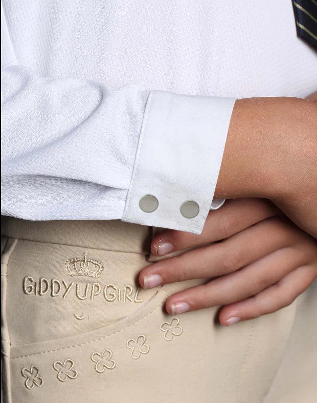 Giddy Up Blue Ribbon Shirt Girls