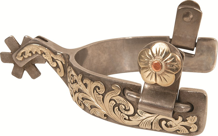 Classic Equine Spur Performance Horse Collection 24 1in Band .25in Shank Med