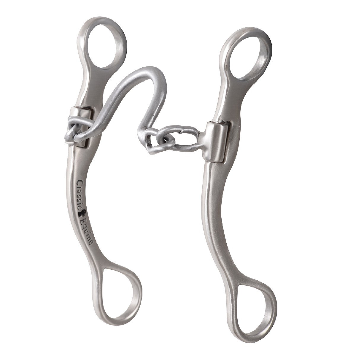 Classic Equine SS Performance Series Bit 7.5in Straight Shank Ported Chain