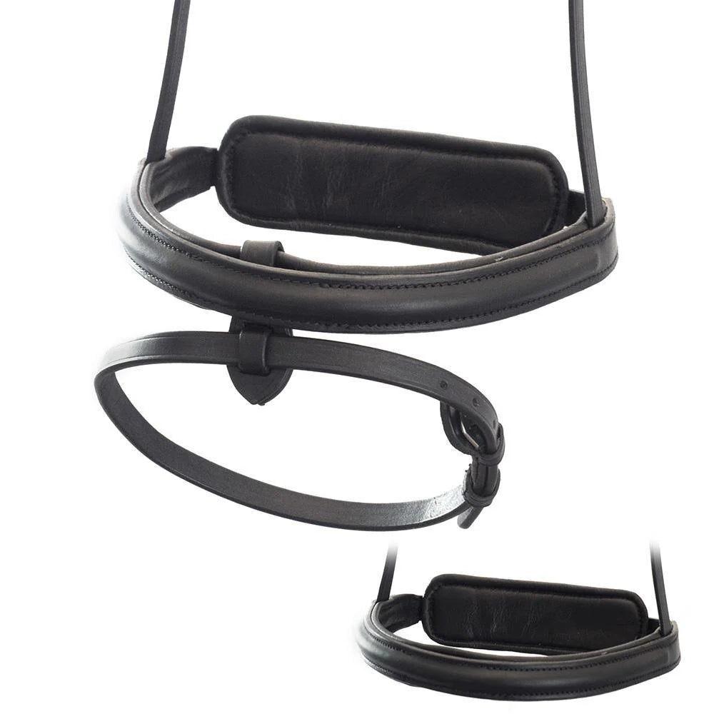 Flexible Fit Premium Black Snaffle Bridle Splendor