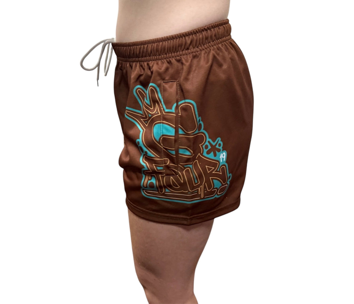 G Four Tagwest Brown/Aqua