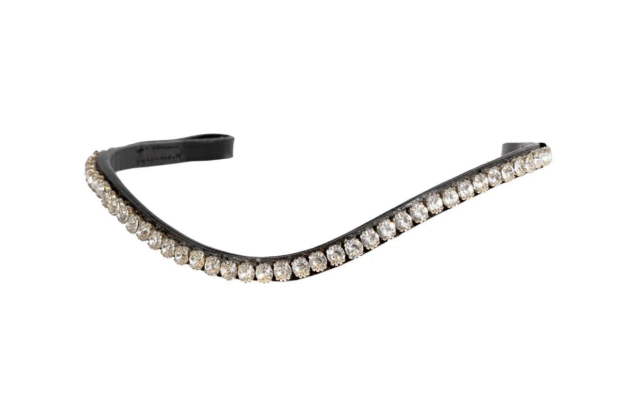 Flexible Fit Premium Black Snaffle Bridle Splendor