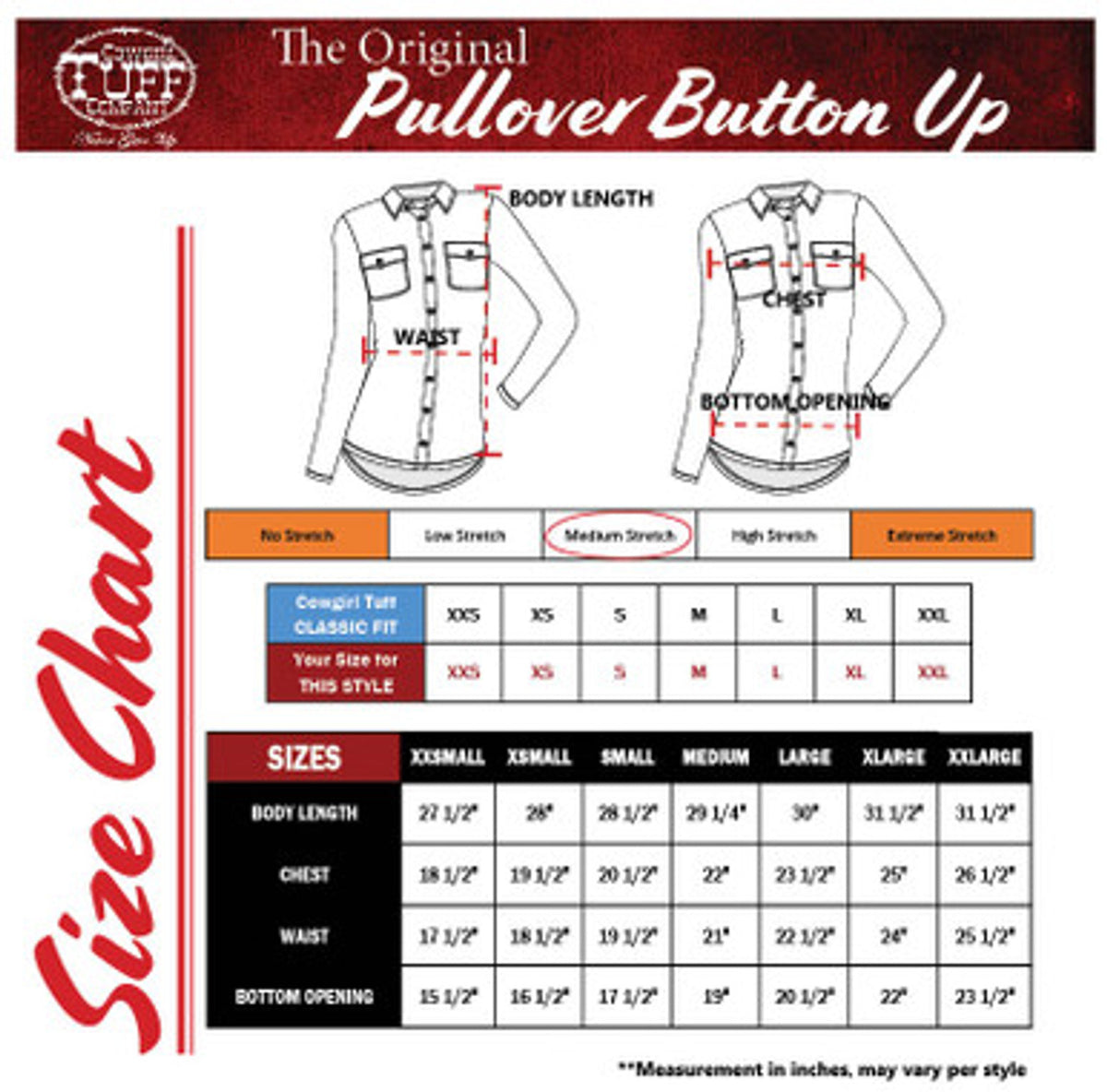 Cowgirl Tuff Pullover Button Up Black UltraBreathe Denim with Crystal