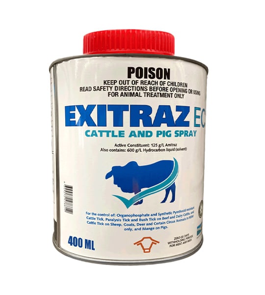 Exitraz Cattle and Pig Spray 2ltr