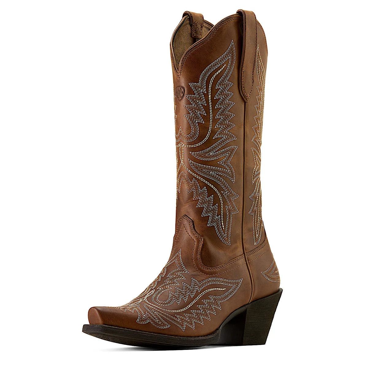 Ariat Wms Round Up Collins D Toe Smoked Wheat