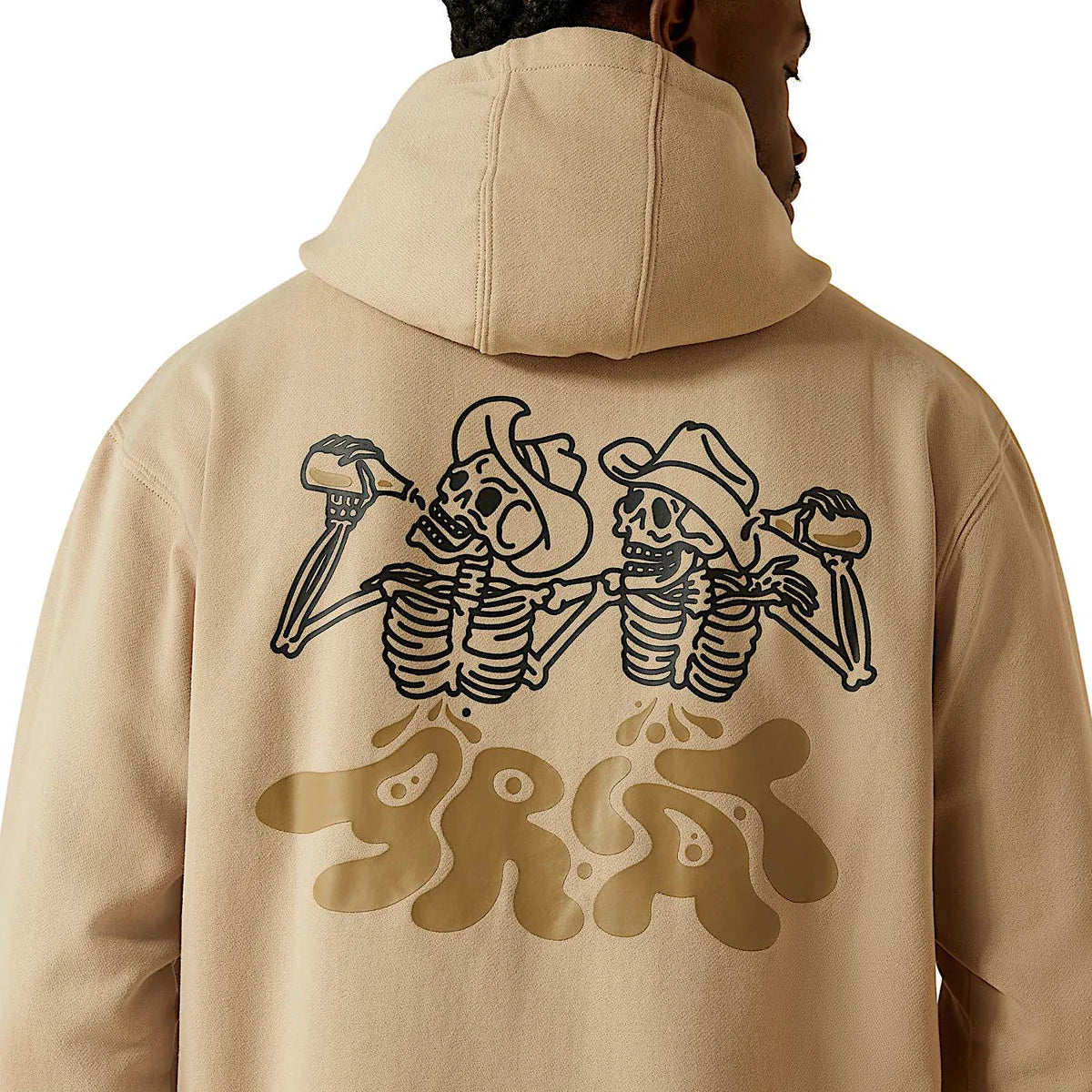 Ariat Mns Drinking Buddies Hoodie Beige - Winter 26