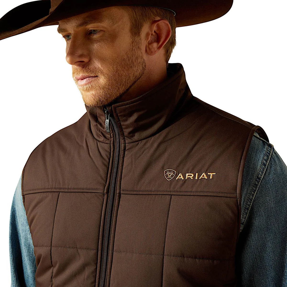 Ariat Mns Crius Insulated Vest Brown - Winter 26