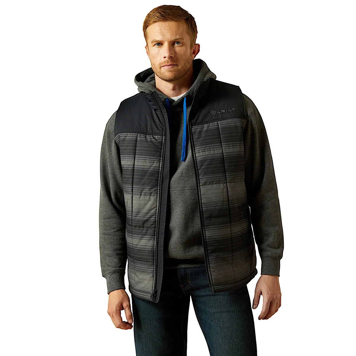 Ariat Mns Crius Insulated Vest Serape/Black - EOFY Sale