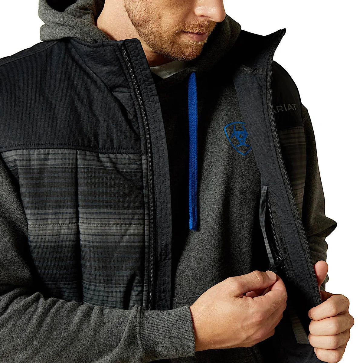 Ariat Mns Crius Insulated Vest Serape/Black - EOFY Sale
