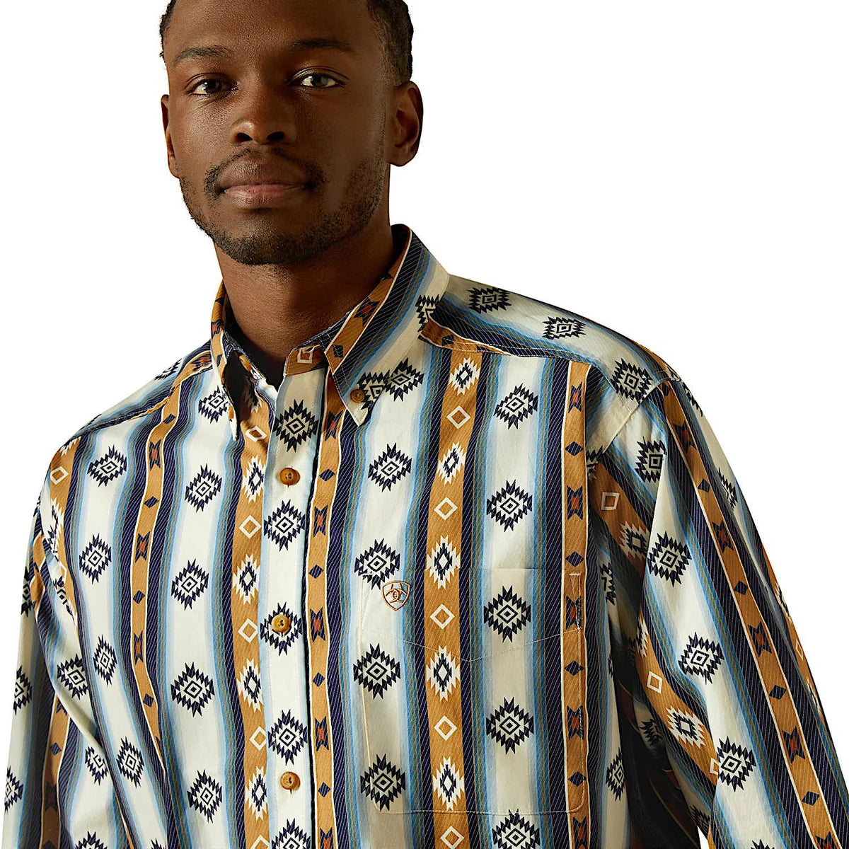 Ariat Mns Shilo LS Shirt Blue
