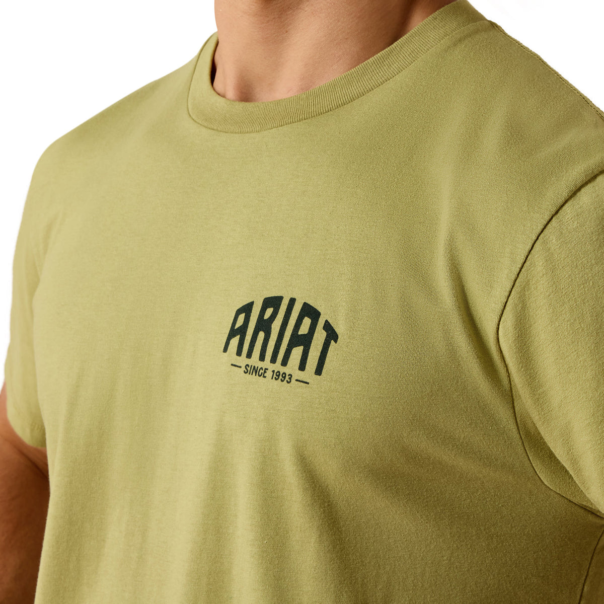 Ariat Mns Horse Without Name SS Tee Tent Green
