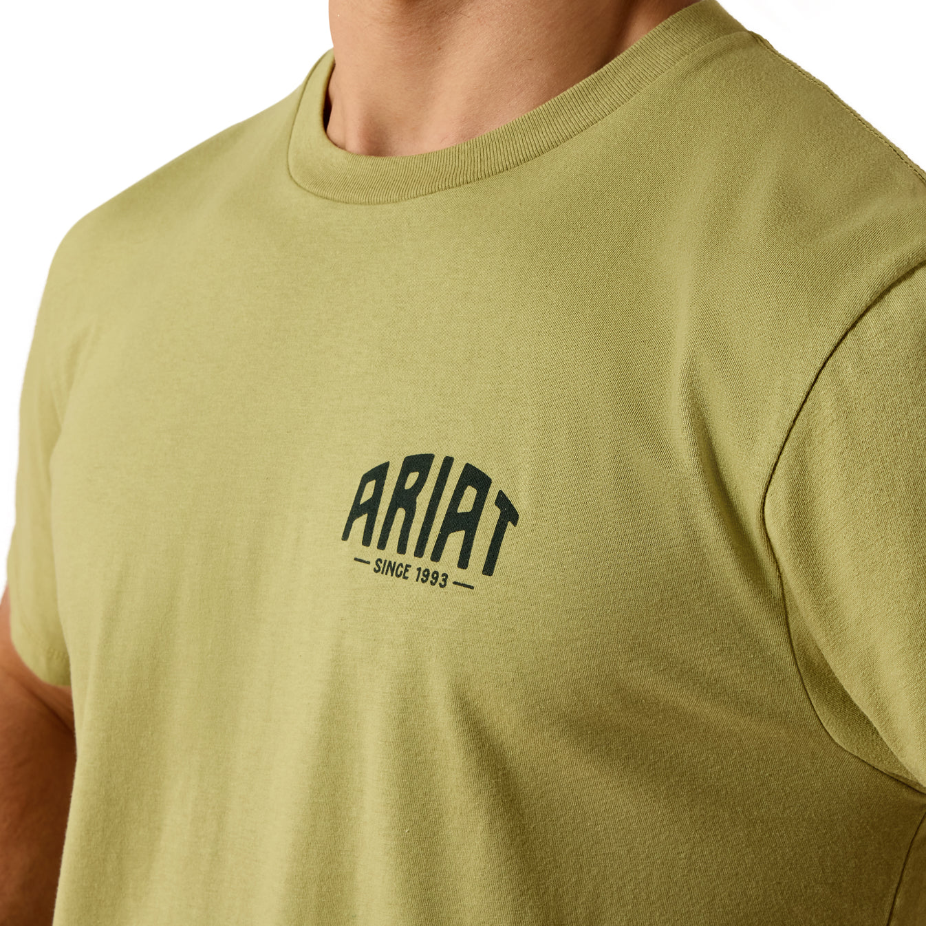 Ariat Mns Horse Without Name SS Tee Tent Green