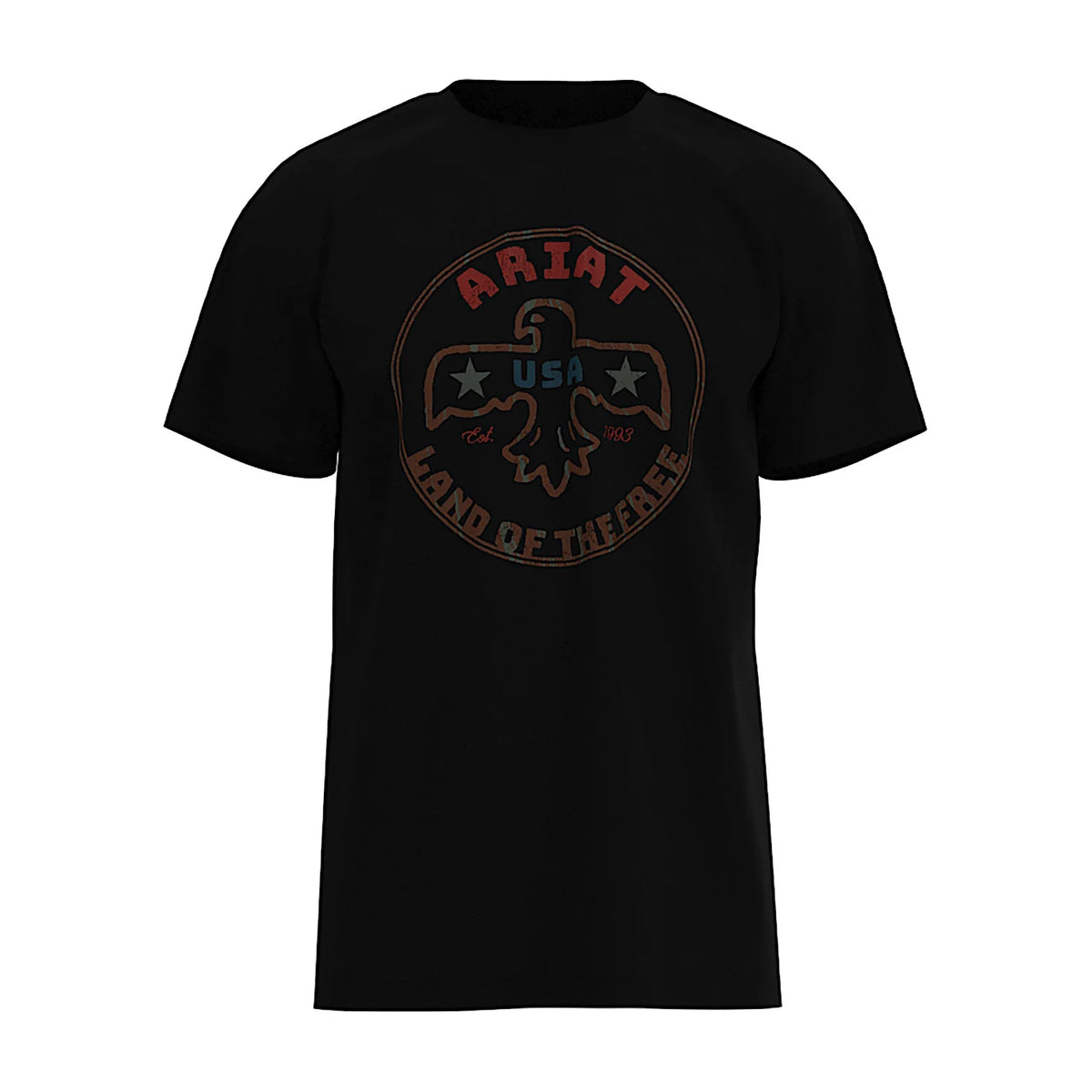 Ariat Mns Thunderbird Coin SS Tee Black - EOFY Sale