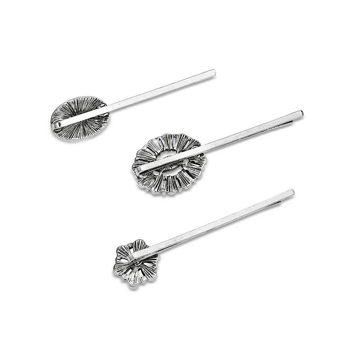 Attitude Jewellery - Hair Pin Set of 3 White  | Giftware - Jewellery | Saddleworld Ipswich