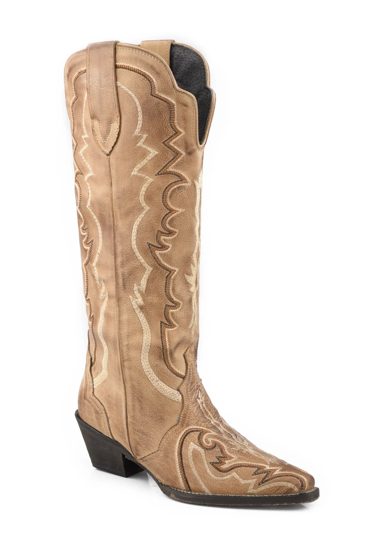 Roper Wmns Phoebe Tan Leather - Black Friday Sales