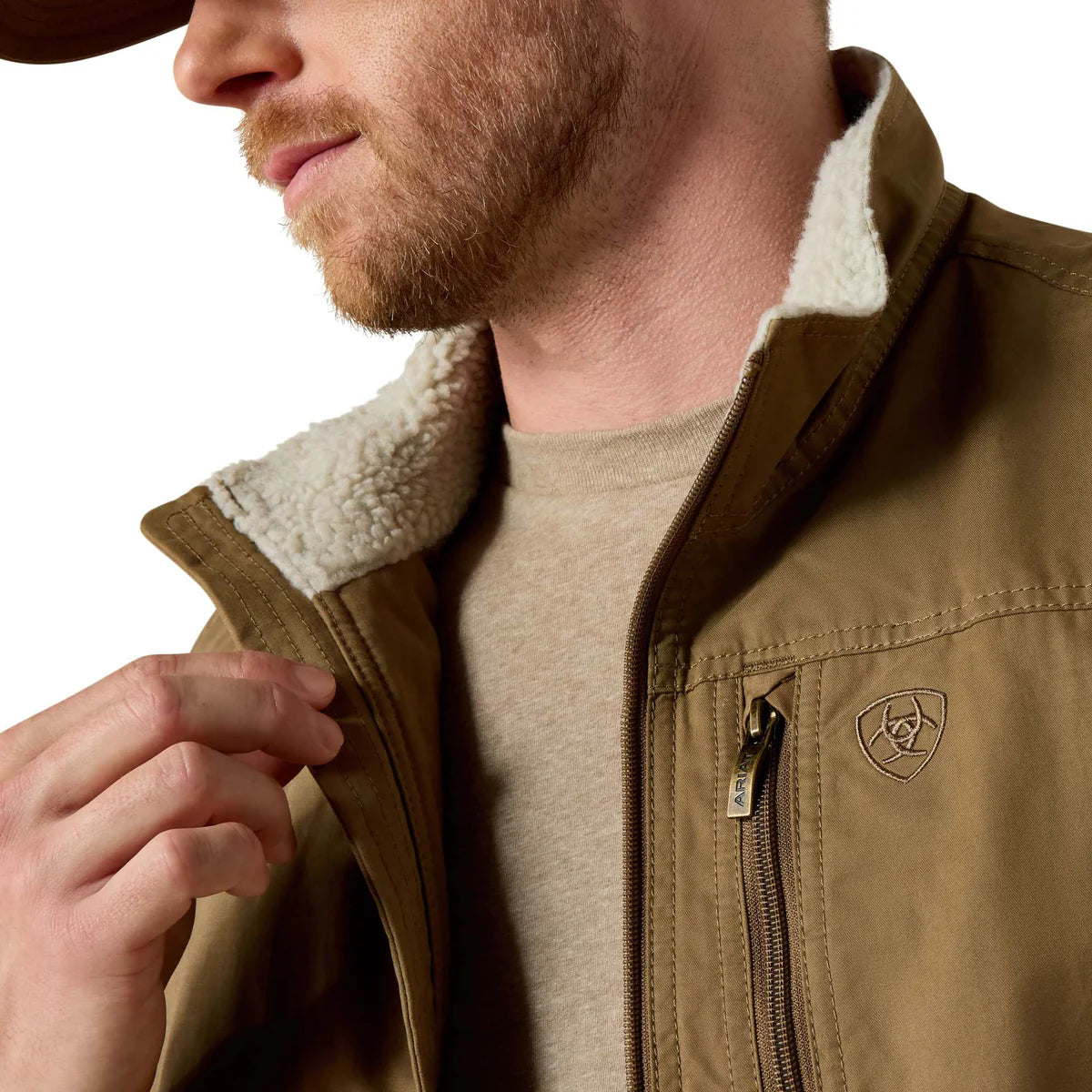 Ariat Mns Grizzly Canvas Vest Cub