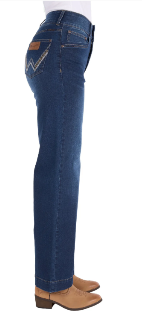 Wrangler Wmns Chloe Hi Rise Jean 34 Leg