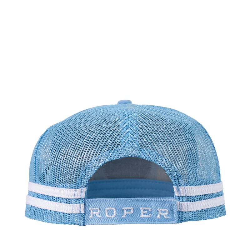 Roper Trucker Cap Cornflower Plaid | Saddleworld Ipswich | Country Clothing | Caps
