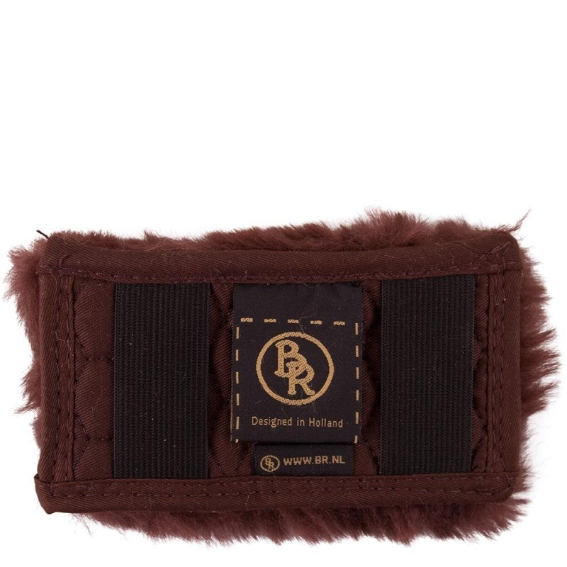 BR Equestrian Curb Chain Guard Sheepskin 5cm wide
