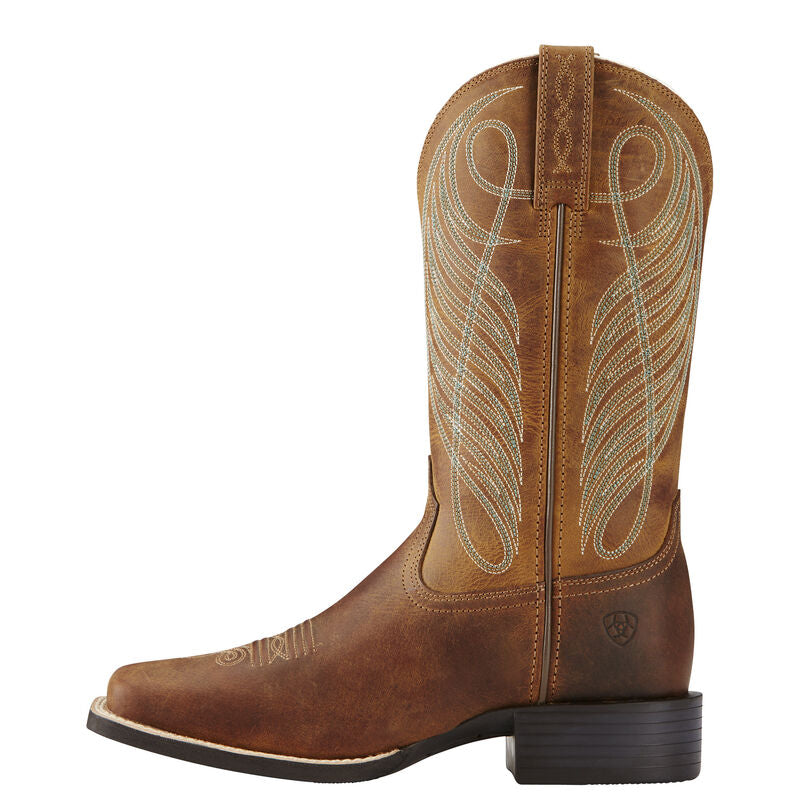 Ariat Wms Round Up Wst Powder Brown - Mothers Day Sale