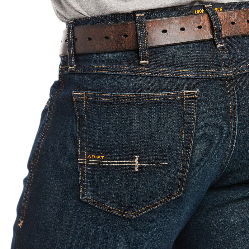 Ariat Mns Rebar M7 Durastretch Basic Straight Leg Blackstone