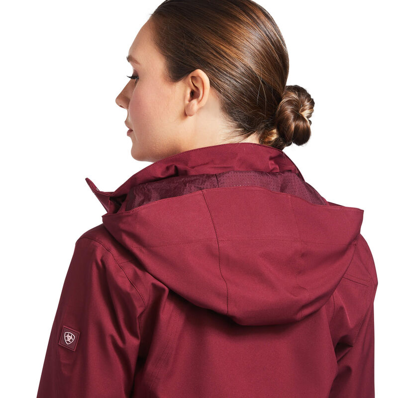 Ariat Wms Coastal Waterproof Jacket Zinfandel - Winter Black Friday Sale