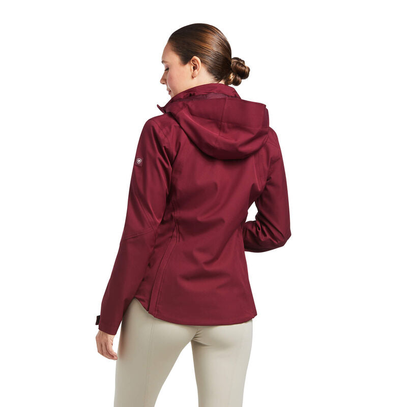 Ariat Wms Coastal Waterproof Jacket Zinfandel - Winter Black Friday Sale