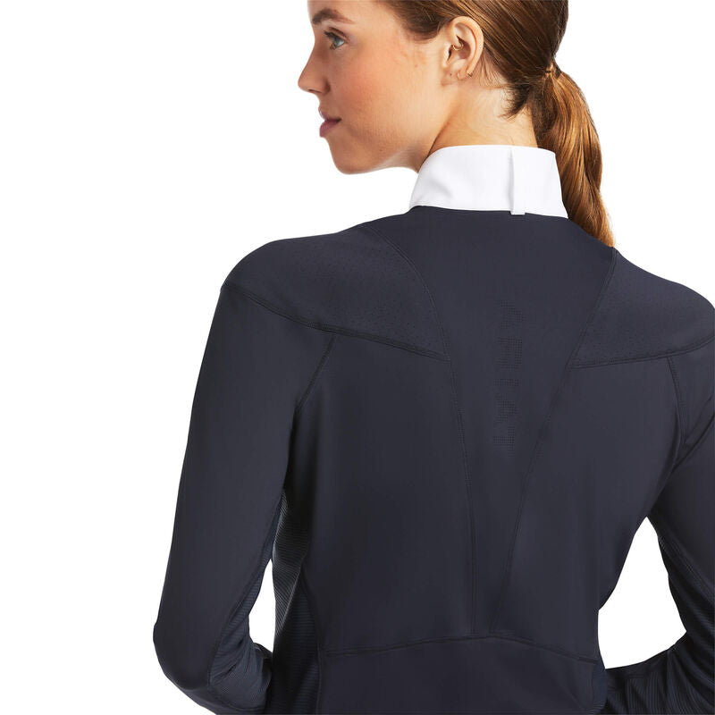 Ariat Wms Auburn LS Show Shirt Show Navy - Black Friday Sales