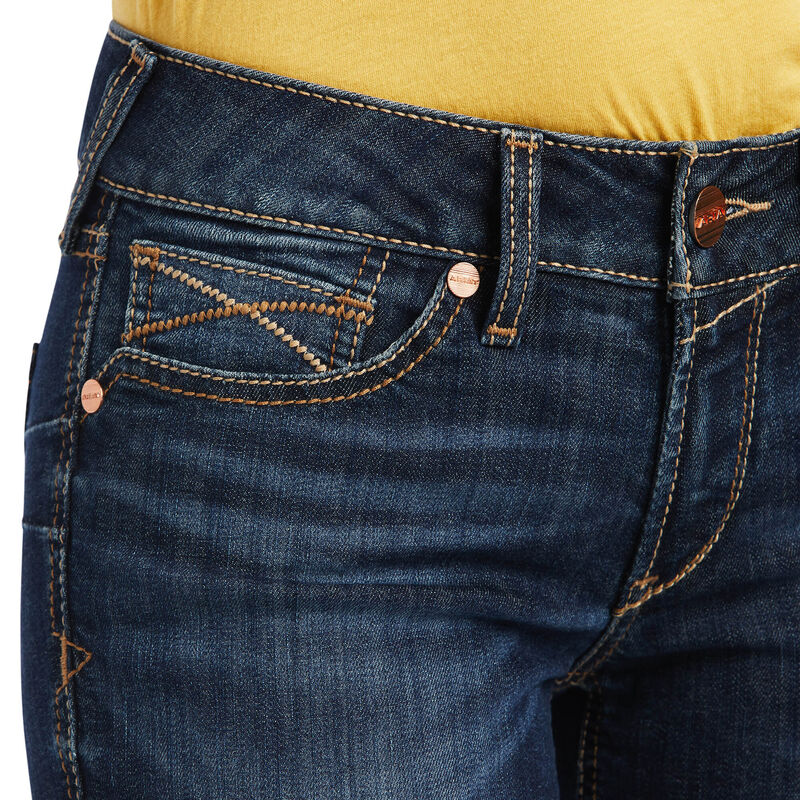 Ariat Wms REAL Mid Rise Straight Leg Octavia Burbank - Valentines Day Sale