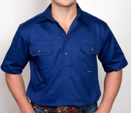 Just Country Mns Adam Short Sleeve Workshirt - Workshirt Sale